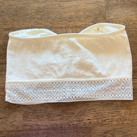 Lucky Brand Cream Lace Bandeau Bra NWT - Picture 2 of 9
